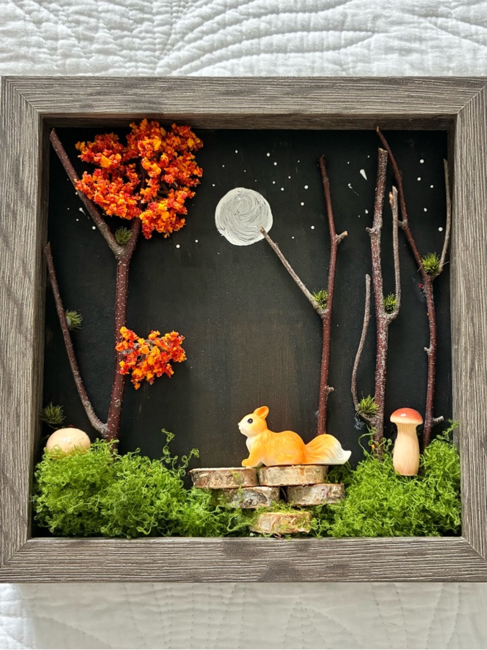 Handmade 3D Forest Art